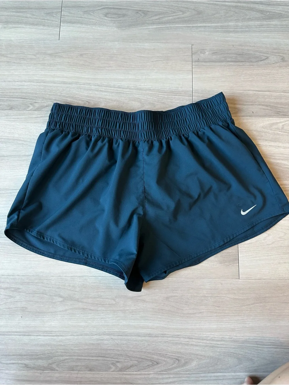 Nike Women's Navy Dri-FIT Running Shorts Size Large